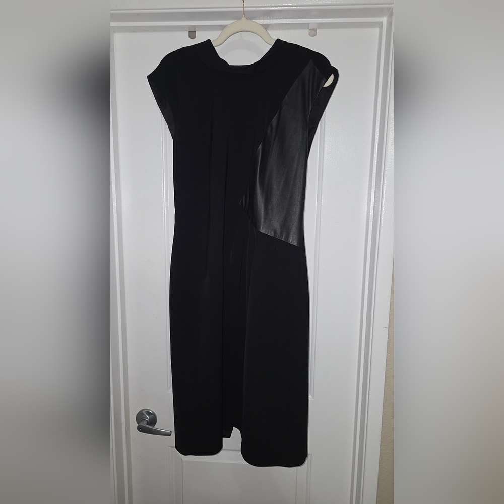 🖤 Lafayette 148 NY Sheath Midi Dress Size 12 Work Office Minimal - Picture 3 of 4